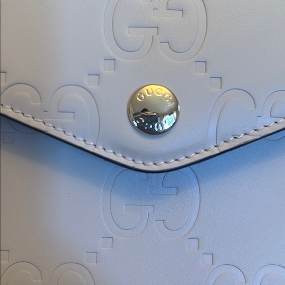 GUCCI Gilbert Calfskin GG Super Mini Shoulder Bag - Picture 8 of 13